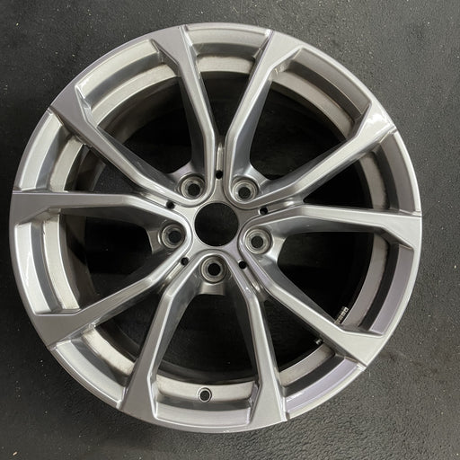 17" BMW 330i 19 Sedan, 17x7.5, 5 spoke, Y spoke Original OEM Wheel Rim - Angle View