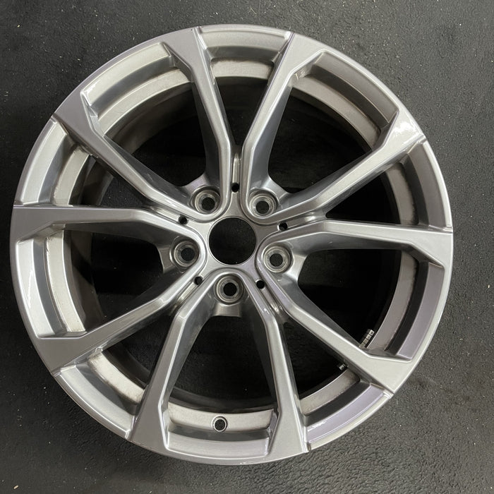 17" BMW 330i 19 Sedan, 17x7.5, 5 spoke, Y spoke Original OEM Wheel Rim - Angle View