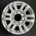 18" FORD F250SD PICKUP 17 18x8 , aluminum, 12 spoke , silver Original OEM Wheel - Angle View