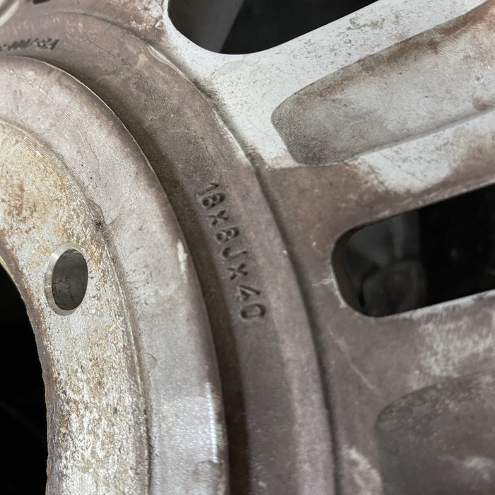 18" FORD F250SD PICKUP 17 18x8 , aluminum, 12 spoke , silver Original OEM Wheel Rim