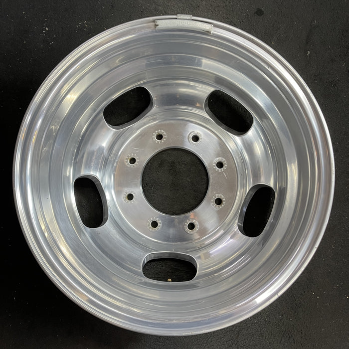 17" FORD F350SD PICKUP 23-24 17x6.5 , aluminum , , rear Original OEM Wheel Rim - Angle View
