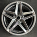 19" MUSTANG 24 19x8.5 5 spoke split spoke silver Original OEM Wheel Rim - Additional View