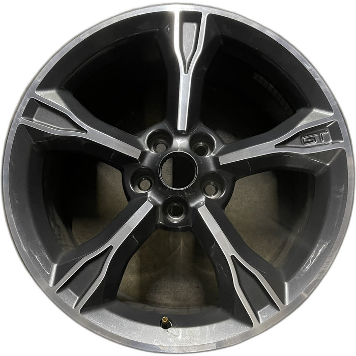 19" MUSTANG 16 19x8.5 , 5 spoke, Original OEM Wheel Rim - Front View