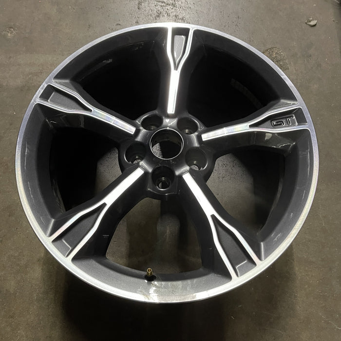 19" MUSTANG 16 19x8.5 , 5 spoke, Original OEM Wheel Rim - Side Profile
