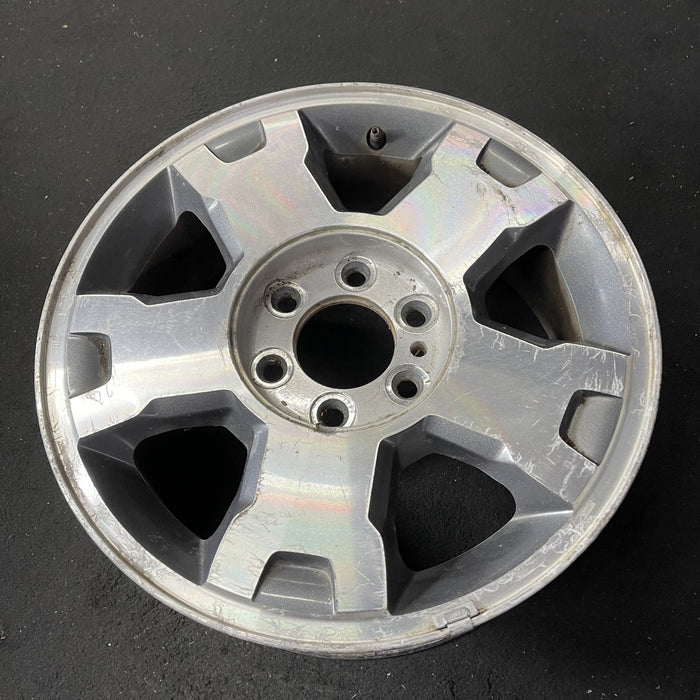 18" FORD F150 PICKUP 09-10 18x7.5, aluminum, 5 spoke, Original OEM Wheel Rim - Close-Up Detail
