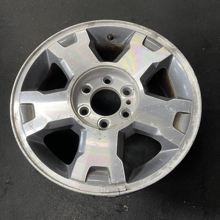 18" FORD F150 PICKUP 09-10 18x7.5, aluminum, 5 spoke, Original OEM Wheel Rim - Close-Up Detail