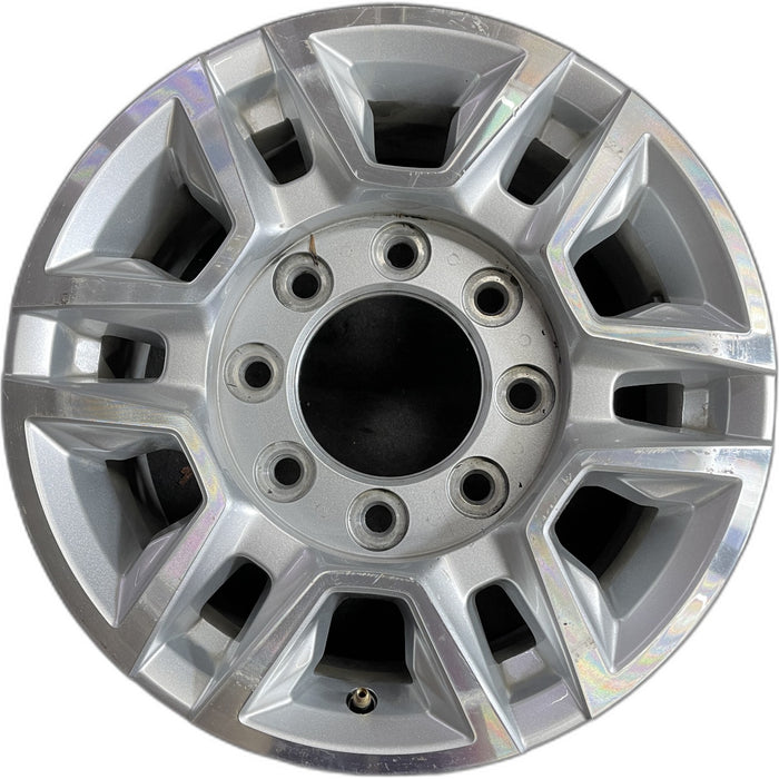 17" SIERRA 2500 PICKUP 20-24 17x7.5, aluminum Original OEM Wheel Rim - Front View