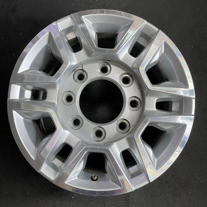 17" SIERRA 2500 PICKUP 20-24 17x7.5, aluminum Original OEM Wheel Rim - Angle View