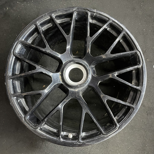 20" PORSCHE 911 14-16 , , 20x11 , w/central locking hub, Original OEM Wheel Rim - Angle View