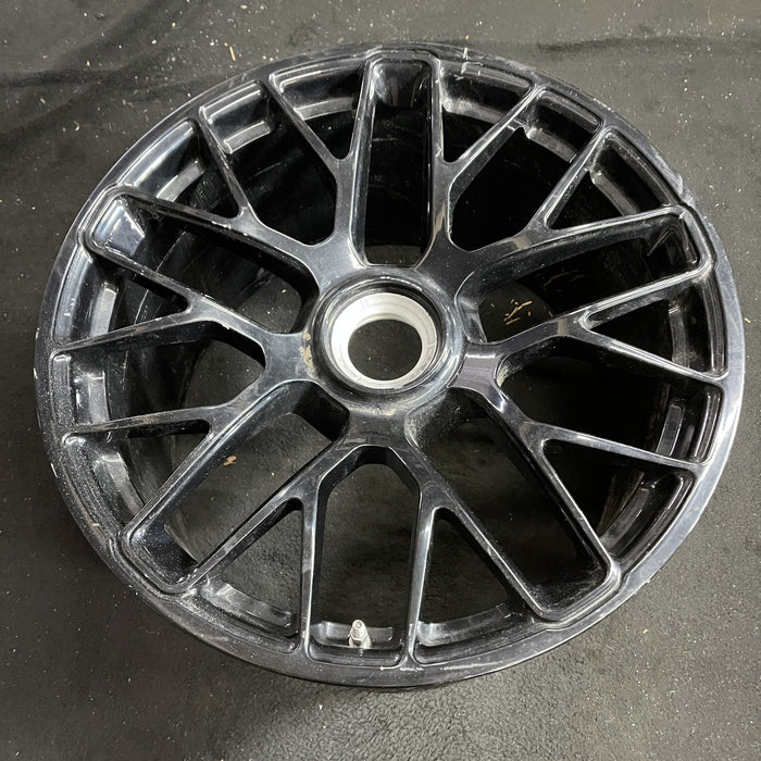 20" PORSCHE 911 14-16 , , 20x11 , w/central locking hub, Original OEM Wheel Rim - Side Profile