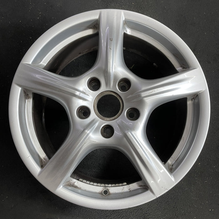 18" PORSCHE PANAMERA 10-16 , 18x8, 5 spoke Original OEM Wheel Rim - Angle View