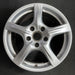 18" PORSCHE PANAMERA 10-16 , 18x8, 5 spoke Original OEM Wheel Rim - Angle View