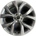 19" 200 15-17 , alloy, 19x8, fully black Original OEM Wheel Rim - Front View