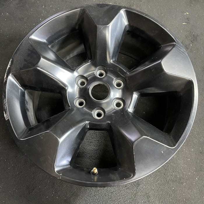 20" DODGE 1500 PICKUP 20-21 6 lug 20x9 5 spoke opt WRW black Original OEM Wheel Rim