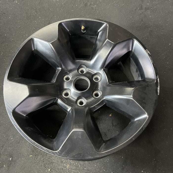 20" DODGE 1500 PICKUP 20-21 6 lug 20x9 5 spoke opt WRW black Original OEM Wheel Rim
