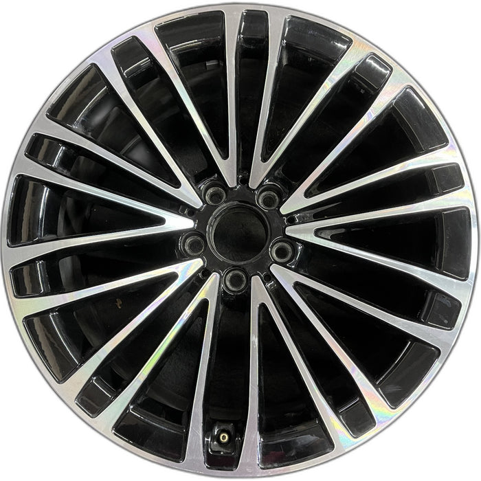 19" MERCEDES S-CLASS 21 223 Type , 19x8.5, 10 double spoke, machined face with - Front View