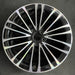 19" MERCEDES S-CLASS 21 223 Type , 19x8.5, 10 double spoke, machined face with - Angle View
