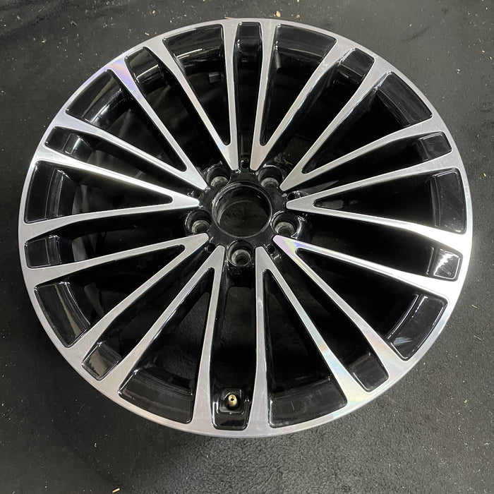 19" MERCEDES S-CLASS 21 223 Type , 19x8.5, 10 double spoke, machined face with - Side Profile