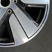 19" PORSCHE TAYCAN 20-24 19x8 5 spoke silver black Original OEM Wheel Rim - Back View