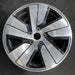 19" PORSCHE TAYCAN 20-24 19x10 5 spoke silver black Original OEM Wheel Rim - Additional View