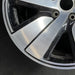 19" PORSCHE TAYCAN 20-24 19x10 5 spoke silver black Original OEM Wheel Rim - Additional View