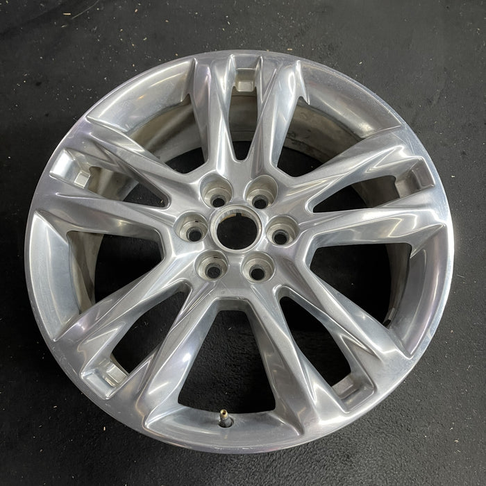 20" TRAVERSE 18-21 20x8, 10 spoke, opt SN6 Original OEM Wheel Rim - Side Profile