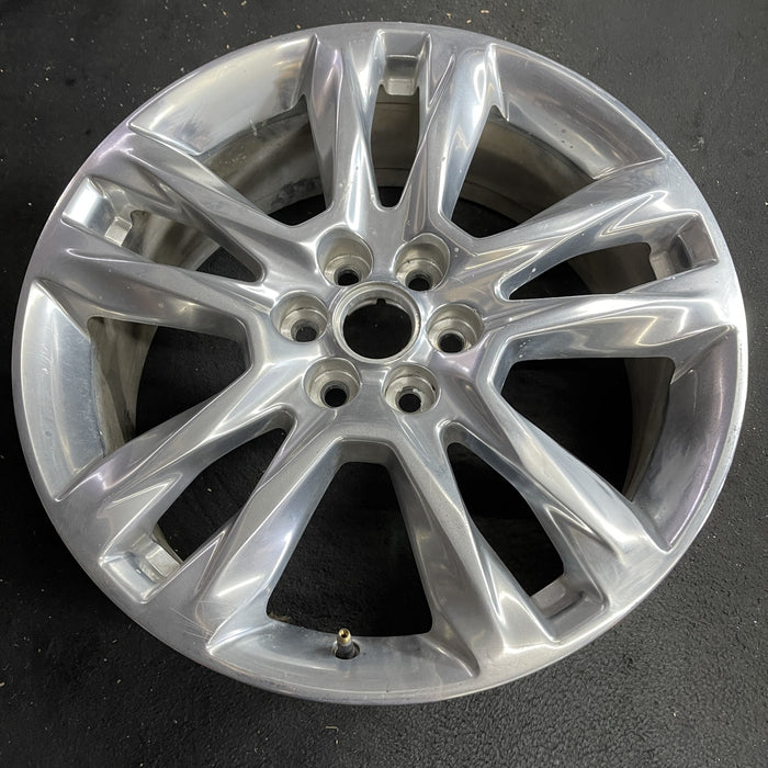 20" TRAVERSE 18-21 20x8, 10 spoke, opt SN6 Original OEM Wheel Rim - Side Profile
