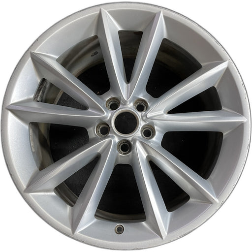 19" XK 10-13 , 19x9.5, 10 spoke Original OEM Wheel Rim - Front View