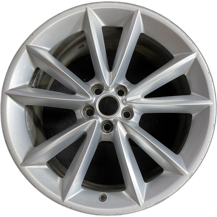 19" XK 10-13 , 19x9.5, 10 spoke Original OEM Wheel Rim - Front View