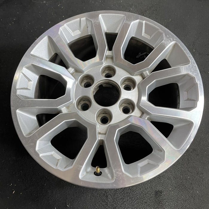 18" SIERRA 1500 PICKUP 14-17 18x8.5, , double Original OEM Wheel Rim - Side Profile