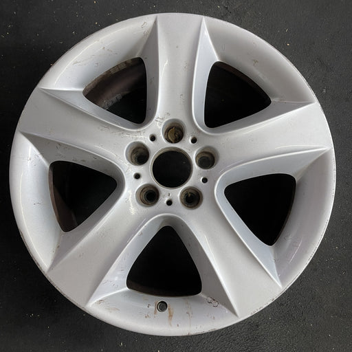 19" BMW X5 07-13 19x9 , 5 spoke, solid spoke Original OEM Wheel Rim - Angle View