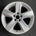 19" BMW X5 07-13 19x9 , 5 spoke, solid spoke Original OEM Wheel Rim - Angle View