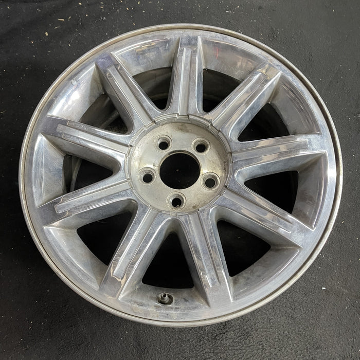 18" 300 05-06 18x7.5, , 9 spoke Original OEM Wheel Rim - Side Profile