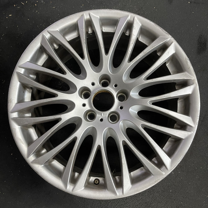 20" BMW 745i 02-05 20x9 , 12 spoke Original OEM Wheel Rim - Angle View