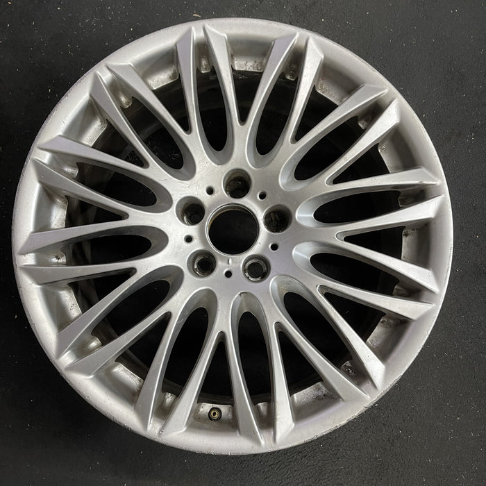 20" BMW 745i 02-05 20x9 , 12 spoke Original OEM Wheel Rim - Angle View