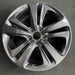 19" TLX 21-23 19x8.5 5 double spoke charcoal gray Original OEM Wheel Rim - Front View