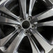 19" TLX 21-23 19x8.5 5 double spoke charcoal gray Original OEM Wheel Rim - Angle View