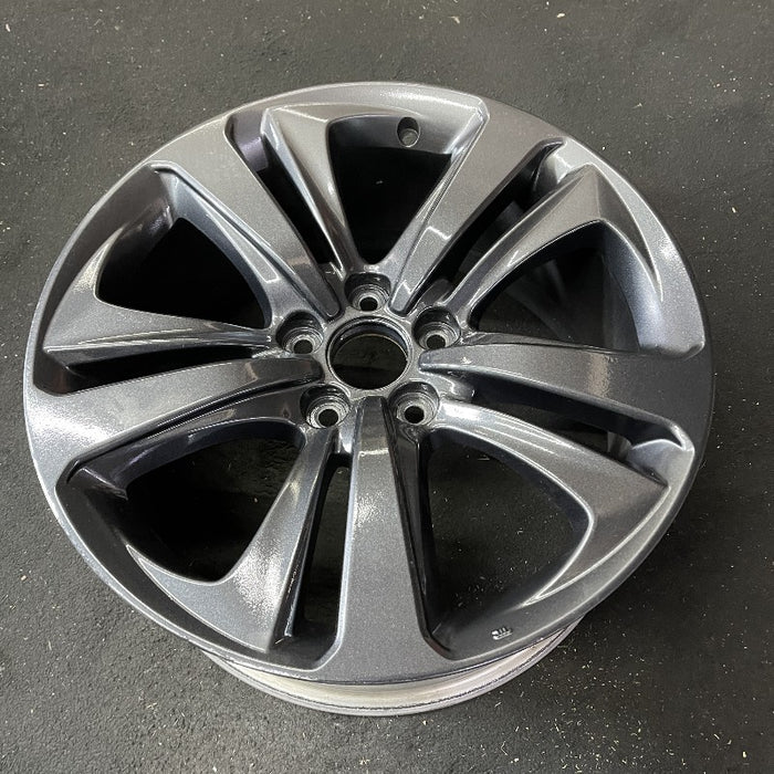 19" TLX 21-23 19x8.5 5 double spoke charcoal gray Original OEM Wheel Rim - View 8