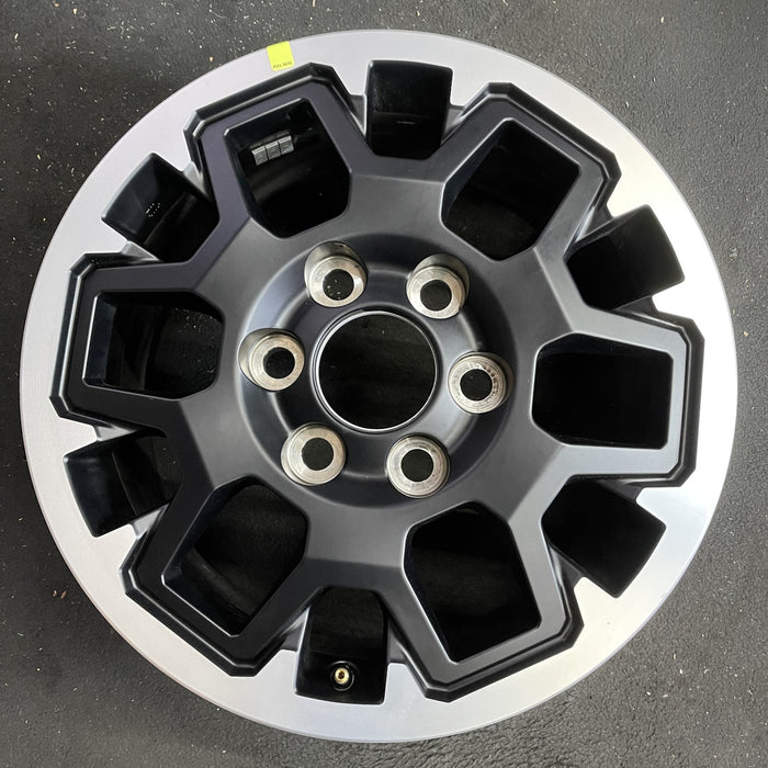 17" TACOMA 24 17x7.5, black Original OEM Wheel Rim - Angle View