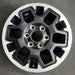 17" TACOMA 24 17x7.5, black Original OEM Wheel Rim - Angle View