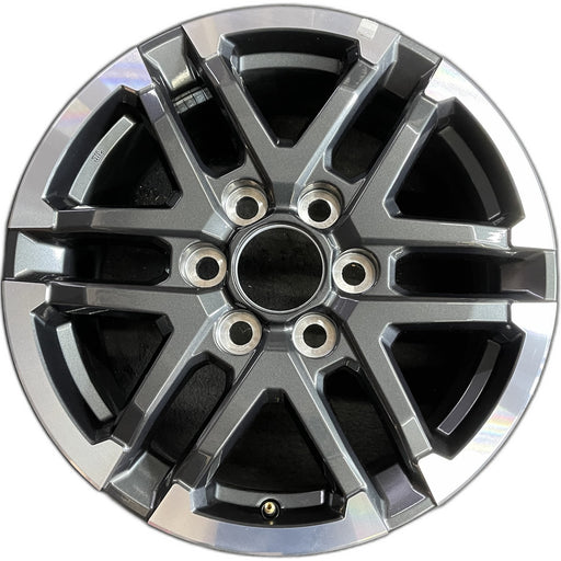 18" TACOMA 24 18x7.5, 6 Y spoke Original OEM Wheel Rim - Front View