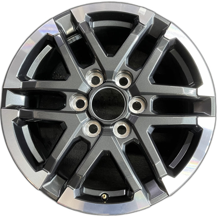 18" TACOMA 24 18x7.5, 6 Y spoke Original OEM Wheel Rim - Front View
