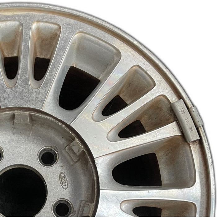 15" COUGAR 96 15x6.5 aluminum 21 spoke Original OEM Wheel Rim - Side Profile