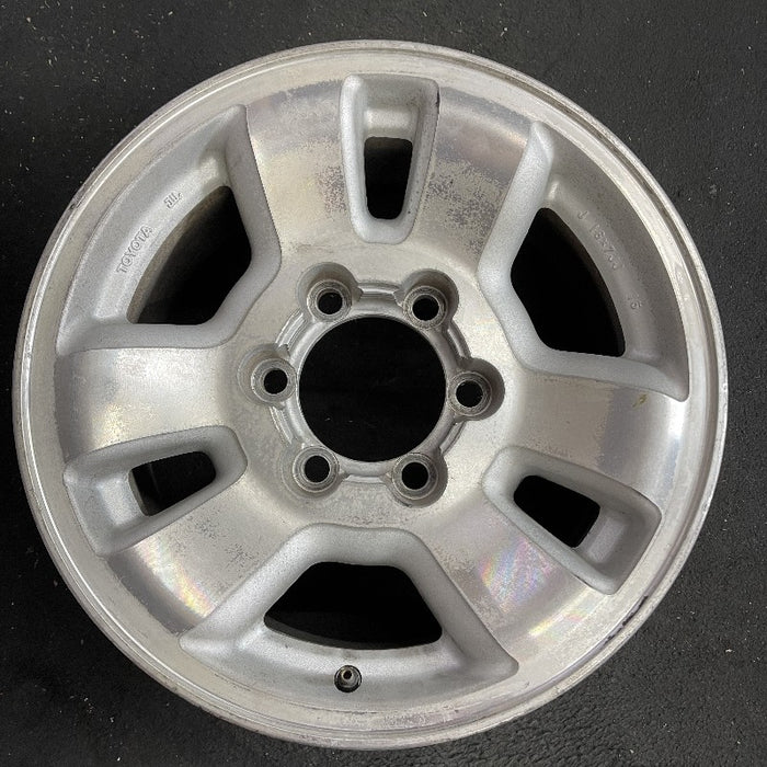 16" 4 RUNNER 96-98 16x7 alloy w/Chou Seiki manufacturer shank lug nuts requires washer Original OEM Wheel Rim