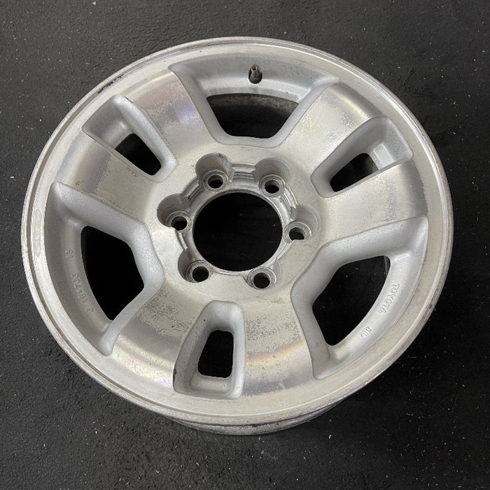 16" 4 RUNNER 96-98 16x7 alloy w/Chou Seiki manufacturer shank lug nuts requires washer Original OEM Wheel Rim