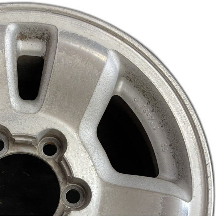 16" 4 RUNNER 96-98 16x7 alloy w/Chou Seiki manufacturer shank lug nuts requires washer Original OEM Wheel Rim