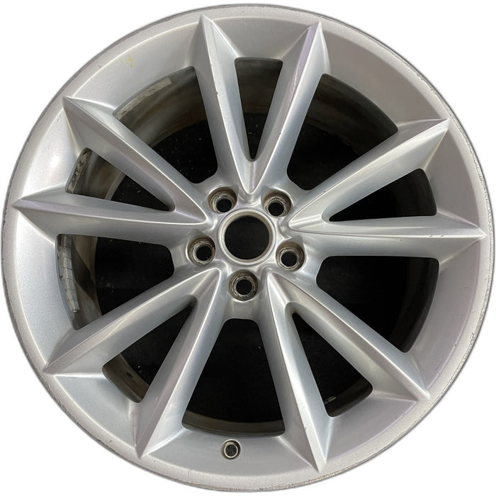 19" XK 10-13 , 19x9.5, 10 spoke Original OEM Wheel Rim - Front View