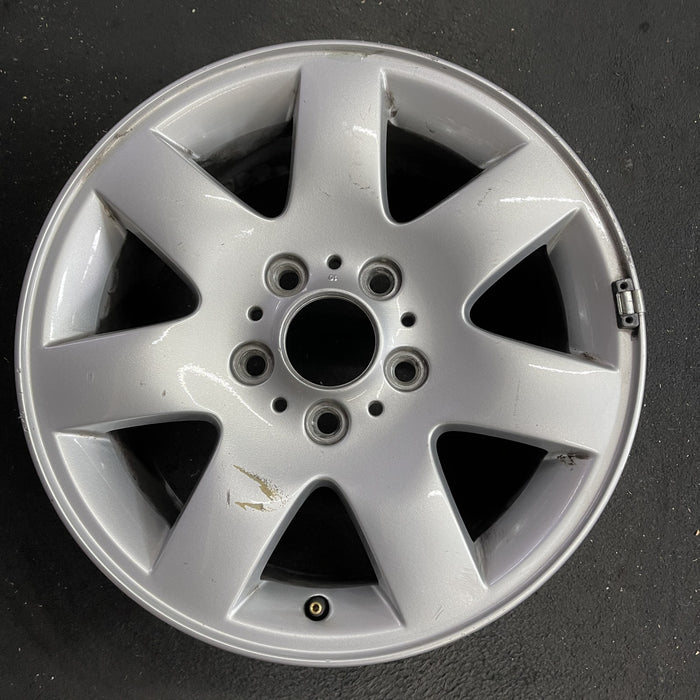 16" BMW 320i 01-05 , 16x7, alloy, 7 spoke, flat spoke Original OEM Wheel Rim
