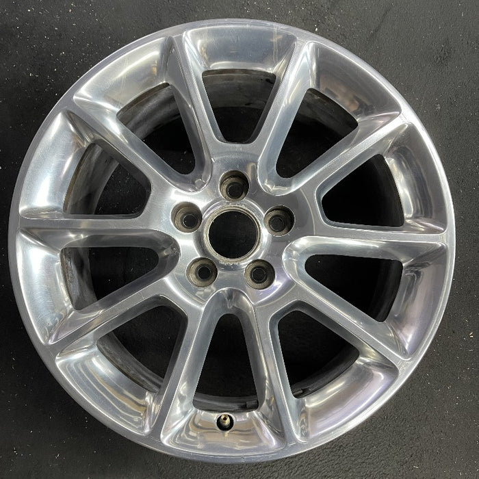 18" MUSTANG 10 18x8 aluminum TPMS 10 spoke polished Original OEM Wheel Rim