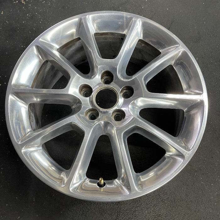 18" MUSTANG 10 18x8 aluminum TPMS 10 spoke polished Original OEM Wheel Rim